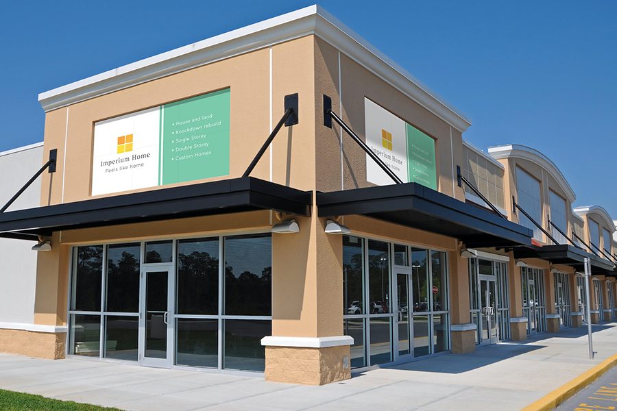 Aluminium composite signs