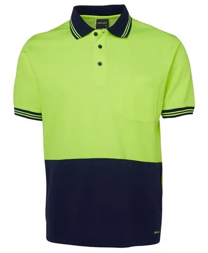 Hi vis work polo